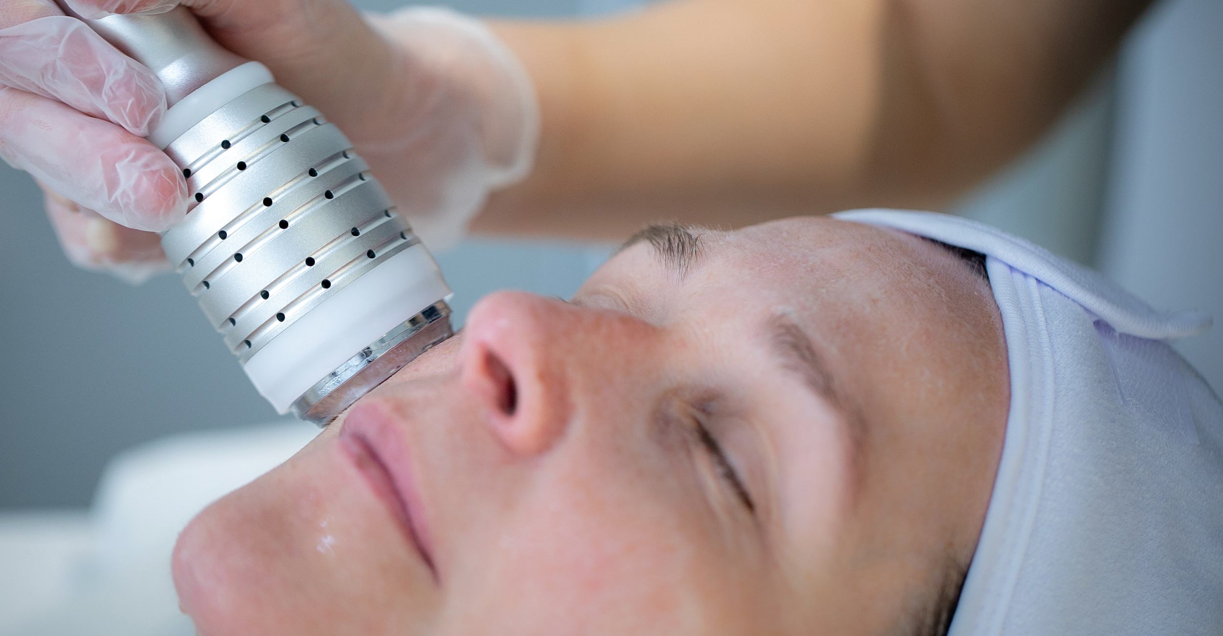 Patient having treatment