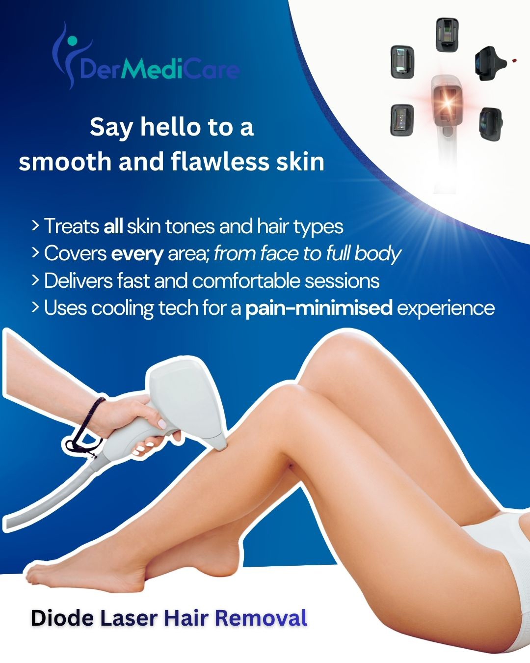 Diode hair removal